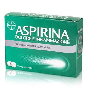 ASPIRINA DOLORE INFIAMMAZIONE*20CPR500MG