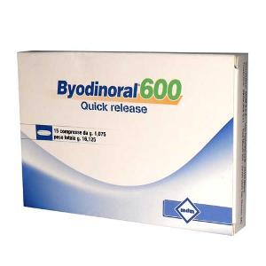 BYODINORAL 600 15 COMPRESSE 1,075 GR