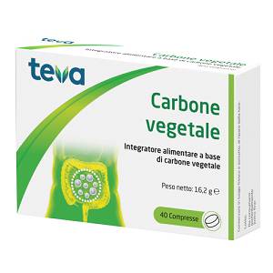 CARBONE VEGETALE 40 COMPRESSE