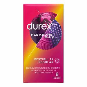 DUREX PROFILATTICI PLEASURE MAX 6 PEZZI