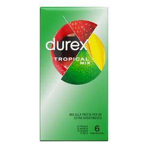 DUREX TROPICAL EASY-ON 6 PEZZI