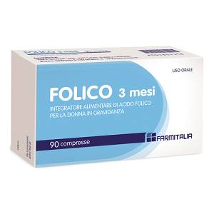 FOLICO 3 MESI 90COMPRESSE 18G