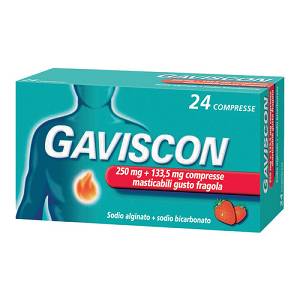 GAVISCON*24CPR FRAG250+133,5MG