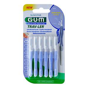 GUM TRAV-LER 0,6 MM SCOVOLINI - 6 PEZZI