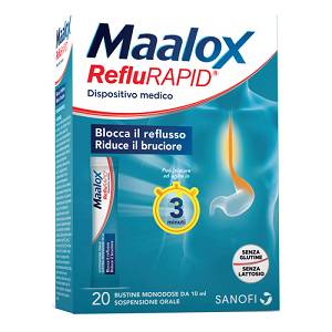 MAALOX REFLURAPID 20BUST