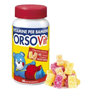 ORSOVIT CARAMELLE GOMMOSE VITAMINE BIMBI 60 PASTIGLIE