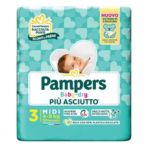 PAMPERS BD DOWNCOUNT MIDI 20PZ