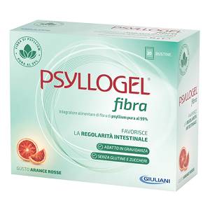 PSYLLOGEL FIBRA ARANCIA ROSSA ASTUCCIO 20 BUSTINE