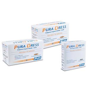 PURA Garza Sterile Cotone 36x40 12 Pezzi