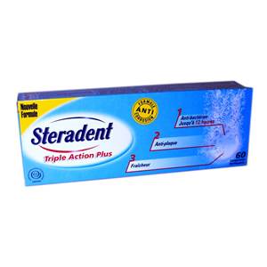 STERADENT TRIPLE ACTION PLUS 60 COMPRESSE