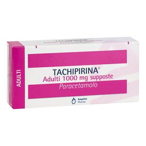 TACHIPIRINA ADULTI 1000 MG SUPPOSTE