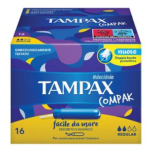 TAMPAX COMPAK REGULAR 16 PEZZI