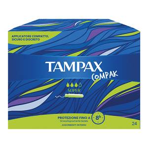 TAMPAX COMPAK SUPER 24 PEZZI