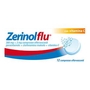 ZERINOLFLU 12 COMPRESSE EFFERVESCENTI.